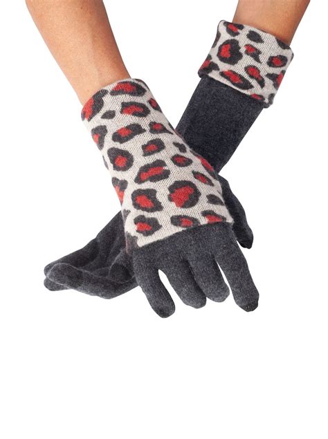 gucci zebra print gloves|Wool cashmere gloves with Double G in light blue .